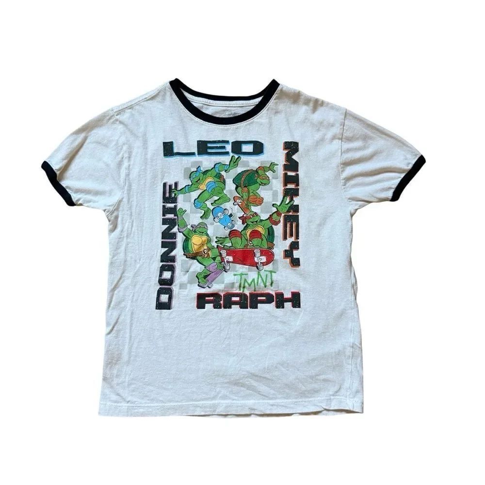 Teenage Mutant Ninja Turtles Graphic T-Shirt White Nickelodeon
